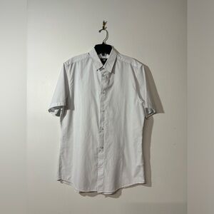 Men's White Short Sleeve Shirt